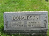 Donaldson, William Sr. and Elizabeth